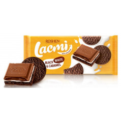 Шоколад Roshen Lacmi карамел и бисквитки 100 гр