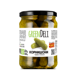 Корнишони greendeli 3-6 690гр     