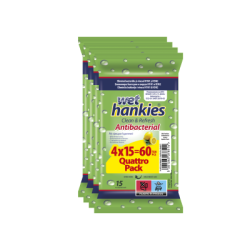 Влажни кърпи Wet hankies антибак.Л-н 4х15б