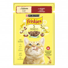 Храна за котки Friskies заек/говеждо 85 гр.