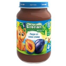 Пюре Bebelan Сини Сливи 4м 190гр