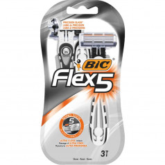 Самобръсначка BIC Flex 5, 3 бр