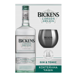 Джин Bickens 0.7л + чаша