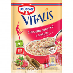 Овесена закуска Vitalis с чия и малини Dr. Oetker, 55 г