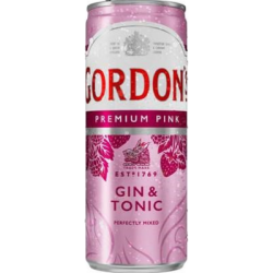 Коктейл джин Gordon`s pink с тоник 5%250мл
