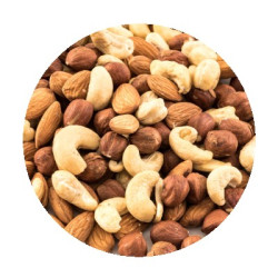 Микс сурови ядки /бадем/кашу/лешник/ дани