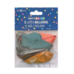 Балони надпис happy birthday пер.ефект/5бр