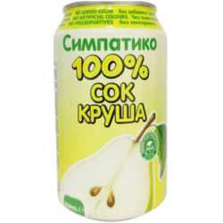 Simpatico 100%  круша 330мл