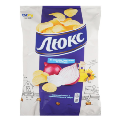 Чипс вкус на сметана и лук 125гр