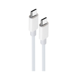 Кабел maxlife usb-c - usb-c 60w 1м бял