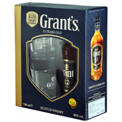 Уиски Grant`s 12 години 0.7л. + 2 чаши
