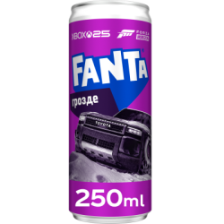 Газ.напитка Fanta грозде  кен 0.25л