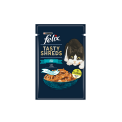 Храна феликс tasty shreds риба тон 85гр