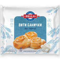 Вити банички Bella със сирене 8х60гр