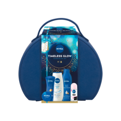 К-т Nivea Glow рол+душ+крем+мляко+крем син
