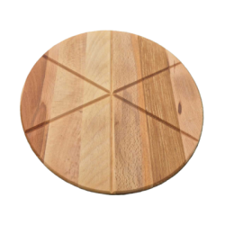 Поднос въртящ от бук за пица