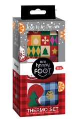 Чорапи Happy Foot термо памук збр зима