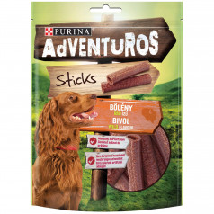 Adventuros куче пръчици биволско месо 120гр