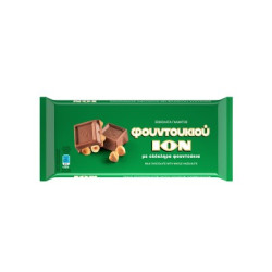 Млечен шоколад ION с цели лешници 200гр