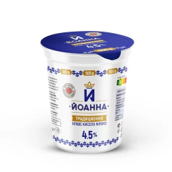 Традиционно кисело мляко Йоанна 4,5% 500гр