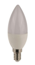 LED крушка свещ, E14 C37 7W 630Lm 2700k