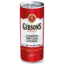 Коктейл джин Gibson's&Tonic 5% 0.250л
