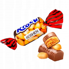 Шоколадови бонбони Рошен Крок с фъс.пълнеж