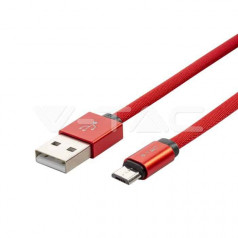 Микро USB Кабел Червен "Ruby" 1метър 