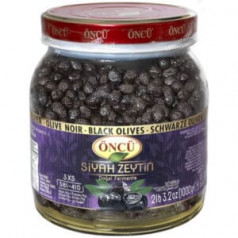 Буркан натурални черни маслини Гемлик 3XS 1 кг