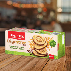 Бисквити Престиж Digestive thins 120 гр