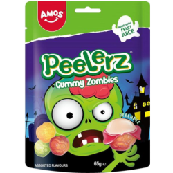 Бонбони жел.амос peelerz зомби асорти 65гр