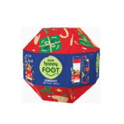 Червени чорапи с памук 43-46 Foottopia 2бр