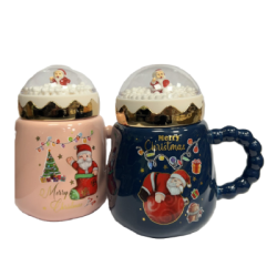 Коледна чаша с капак 12лв