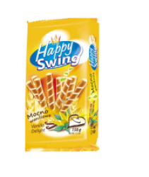 Вафлени пурички Happy Swing ванилия 150гр