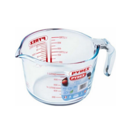 Pyrex мерителна кана дръжка 1.1л б.стъкло