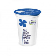 Кисело мляко Балкан БИО 3,6%, 400 гр.