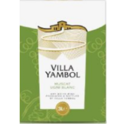 Вино вила ямбол мускат/юни блан 3л