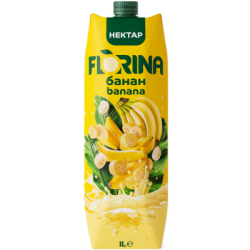 Плодова напитка Florina Банан 25% 1л
