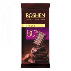 Шоколад натурален 80% Brut Roshen 85 гр
