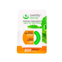 Подсладител Sweetly stevia 200 таблетки 