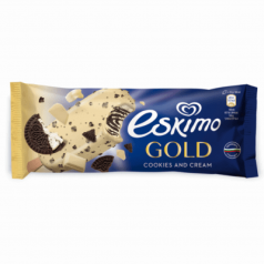 Сладолед Eskimo Gold крем и бисквитки 75 гр