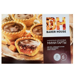 Мини тарти Бейкър Хаус к-мел/фъстъци 240гр