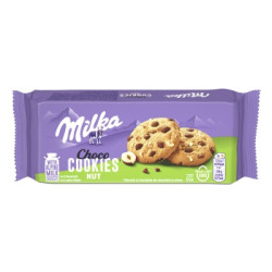 Шоколадови бисквити Milka с лешници 135гр