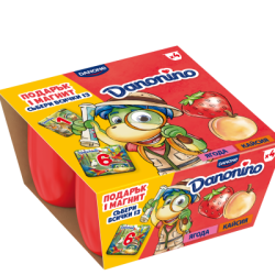 Danonino Ягода/Кайсия 4х50гр