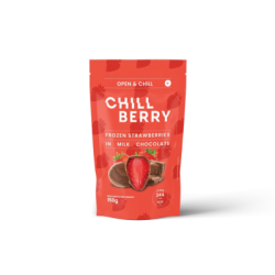 Ягода в млечен шоколад chillberry 150гр
