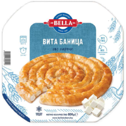 Вита баница Bella със сирене 800гр 