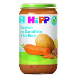 Био пюре hipp зел.микс/говеждо 250гр