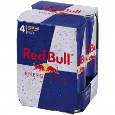 Енергийна напитка Red Bull 4X250мл
