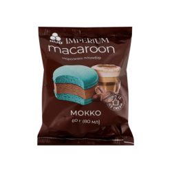 Сладолед Империум макарон бадем/мока 60гр