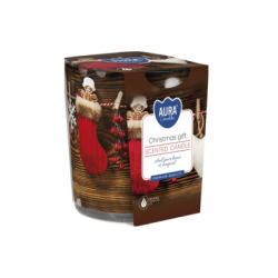 Свещ в чаша коледен подарък